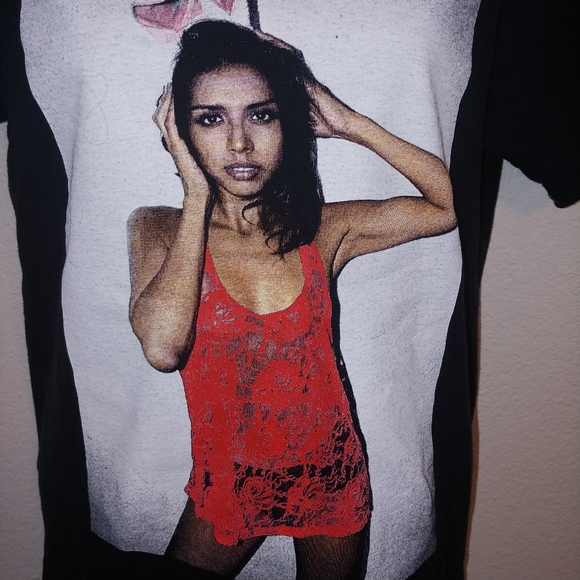 Mad gods woman lingerie bunny ears graphic t shirt - Picture 2 of 6